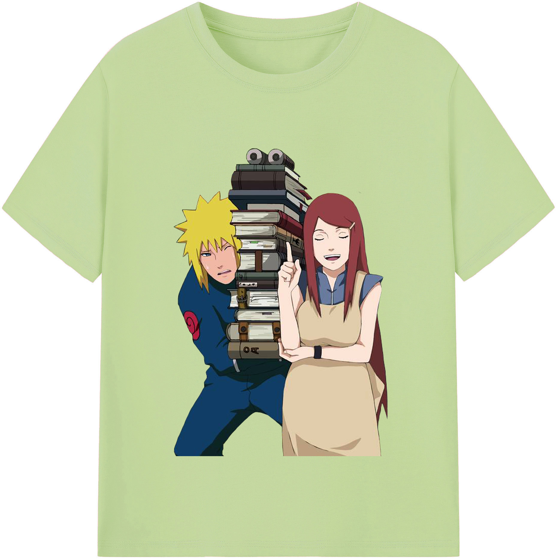 （画像用） NARUTO -ナルト- 波風 ミナト Namikaze Minato 綿100％半袖Tシャツ（フロントプリント）